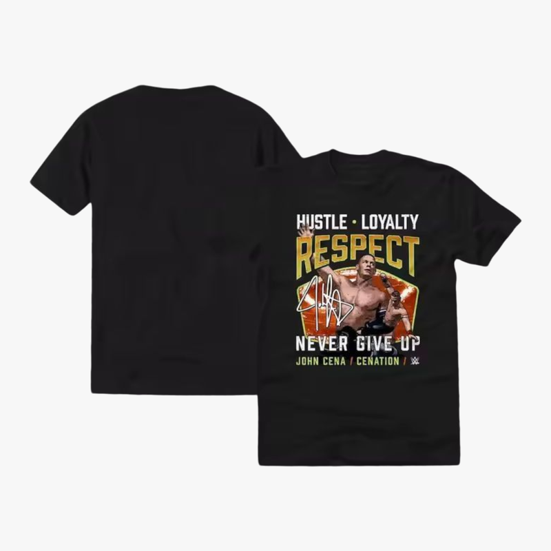 John Cena - T-shirt Preta