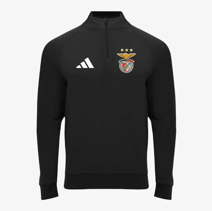 Benfica - Camisola de treino , manga raglan e meio fecho - Ref 1115 - 02