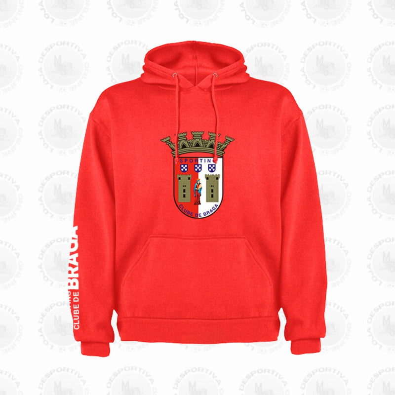 Braga - Sweat-shirt com capuz - Vermelha