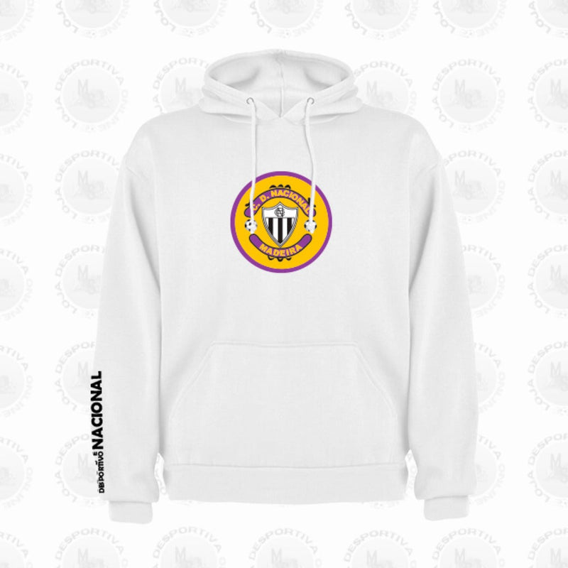 Nacional - Sweat-shirt com capuz - Branca