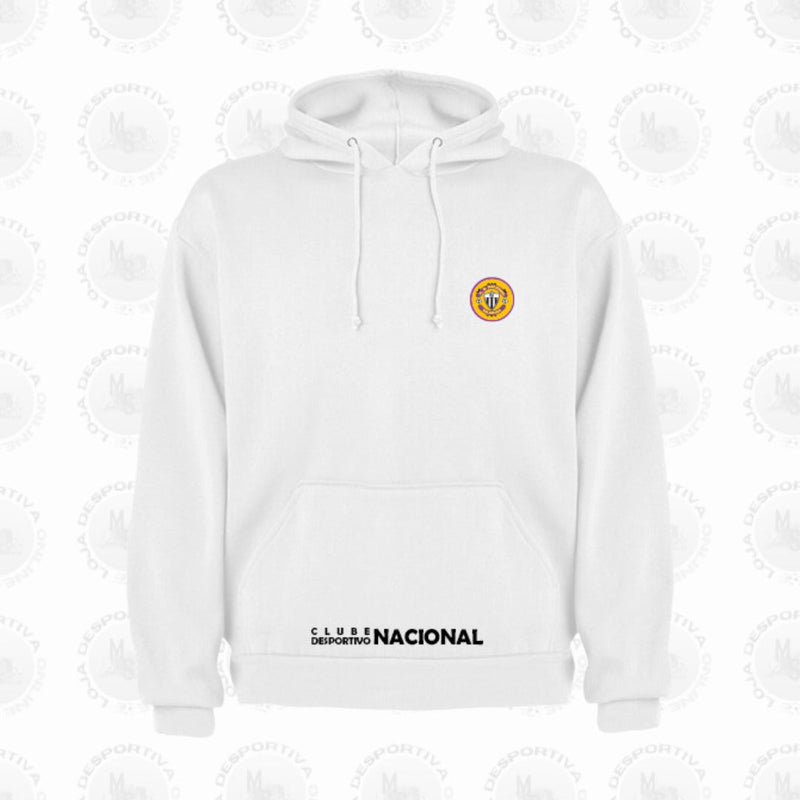 Nacional - Sweat-shirt com capuz - Branca