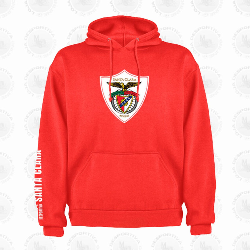 Santa Clara - Sweat-shirt com capuz - Vermelha