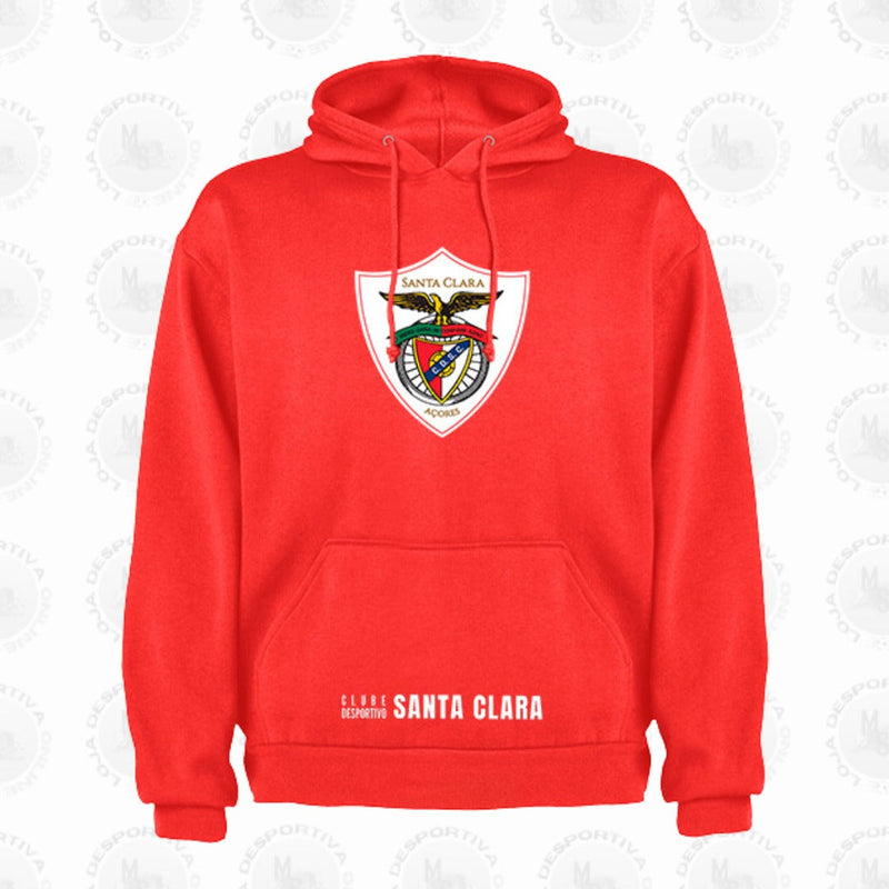 Santa Clara - Sweat-shirt com capuz - Vermelha