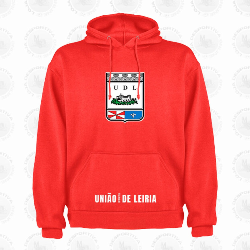 União de Leiria - Sweat-shirt com capuz - Vermelha