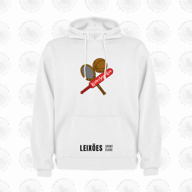 Leixões - Sweat-shirt com capuz - Branca