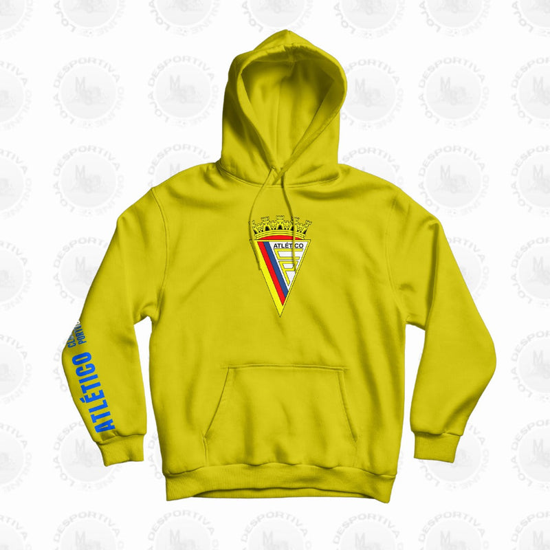 Atlético - Sweat-shirt com capuz - Amarela