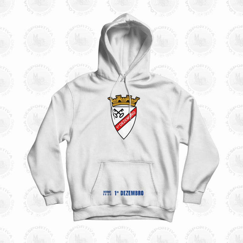 1° Dezembro - Sweat-shirt com capuz - Branca