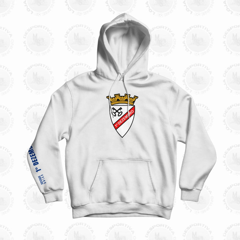 1° Dezembro - Sweat-shirt com capuz - Branca