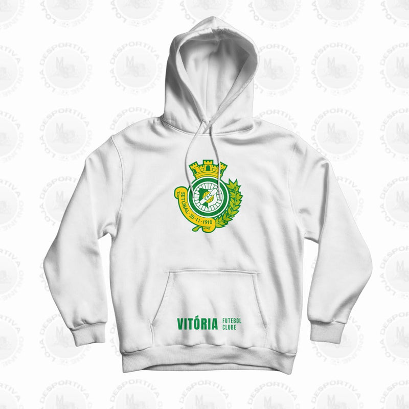 Vitória - Sweat-shirt com capuz - Branca