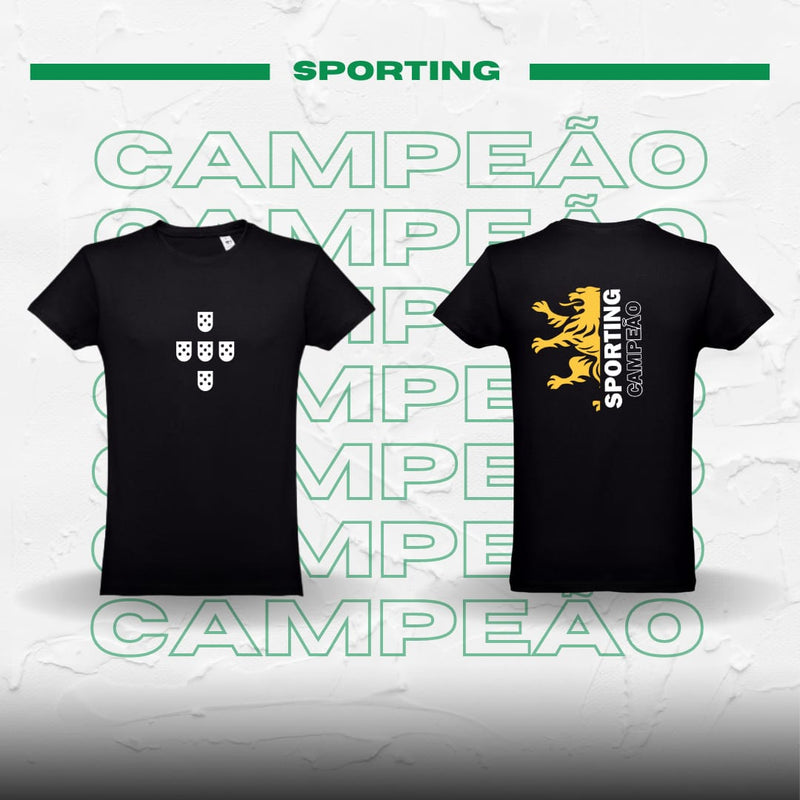 Sporting - T-shirt Preta