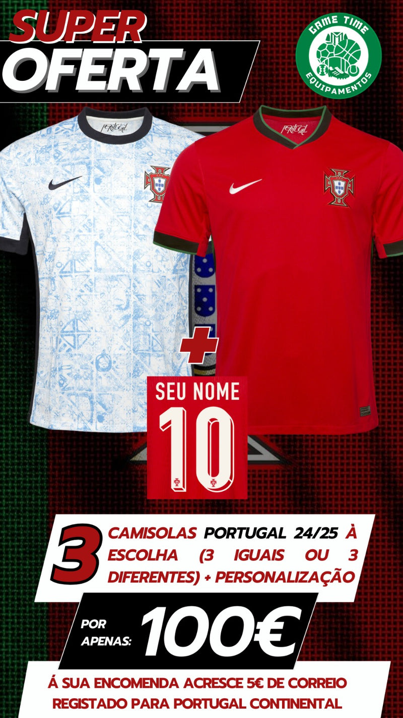 Portugal - Pack 3 Camisolas  24/25