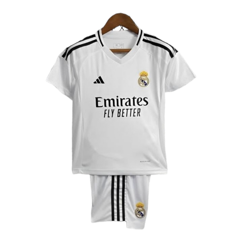 Real Madrid - Kit Principal Criança e Adulto 24/25