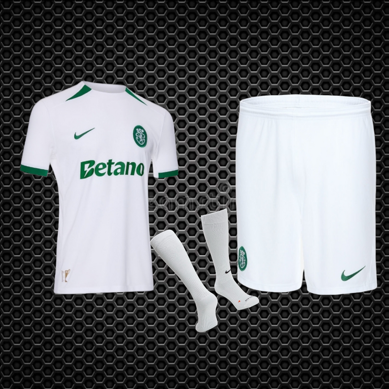 Sporting - Kit Alternativo Criança e Adulto 24/25