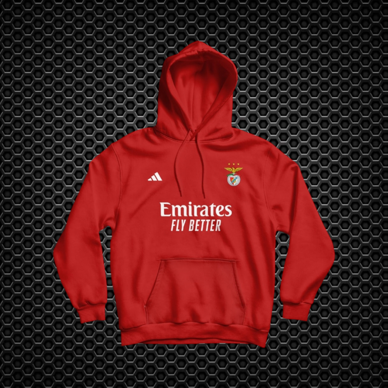 Benfica - Sweat - Shirt com capuz - Vermelha