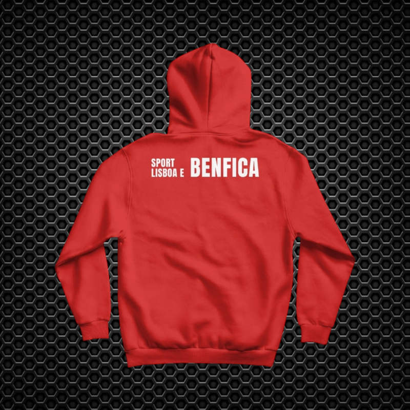 Benfica - Sweat-shirt com capuz - Vermelha