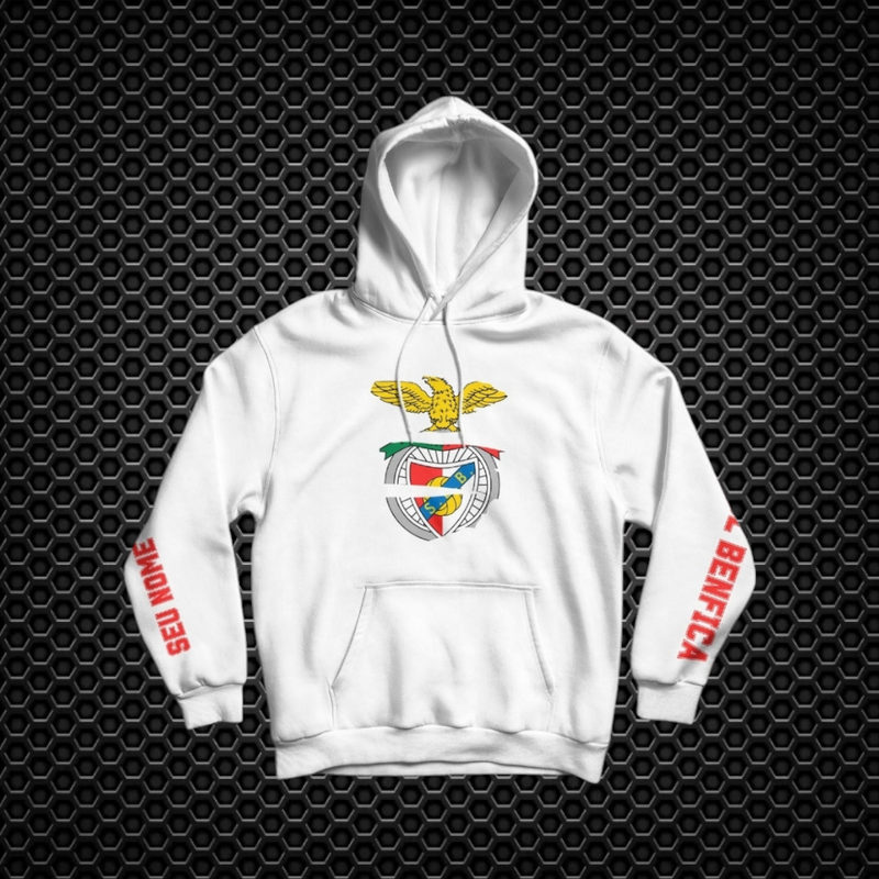 Benfica - Sweat - Shirt com capuz - Branca