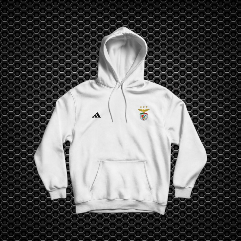 Benfica - Sweat-shirt com capuz - Branca