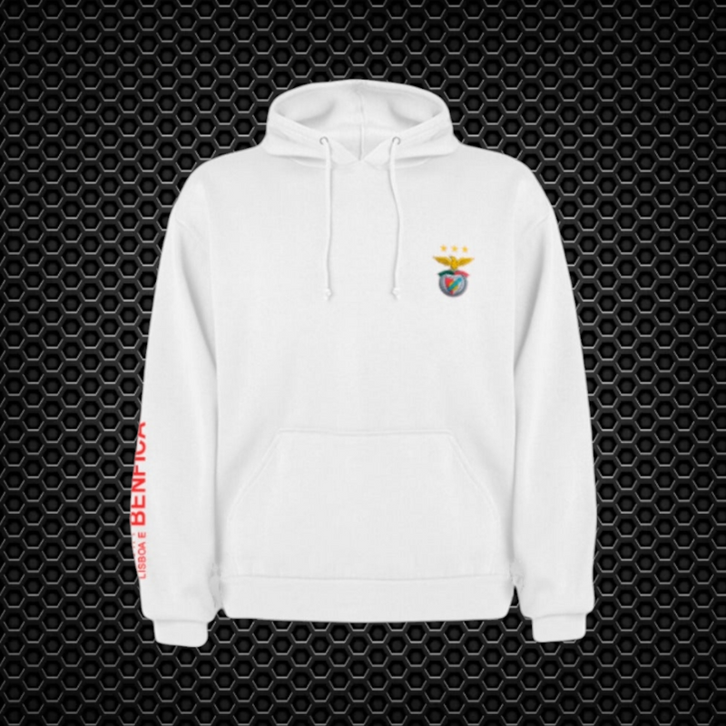 Benfica - Sweat-shirt com capuz - Branca