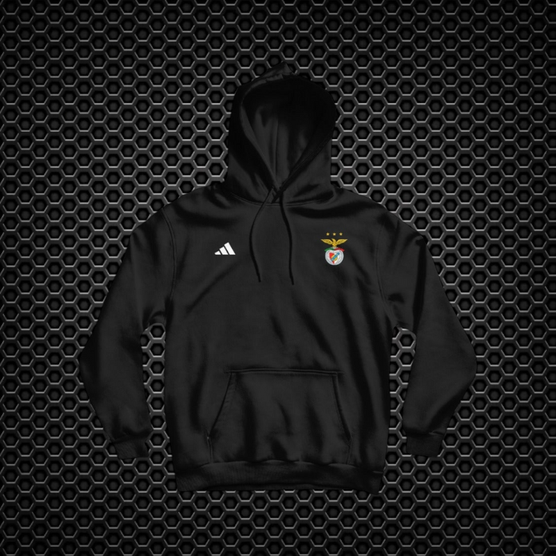 Benfica - Sweat-shirt com capuz - Preta