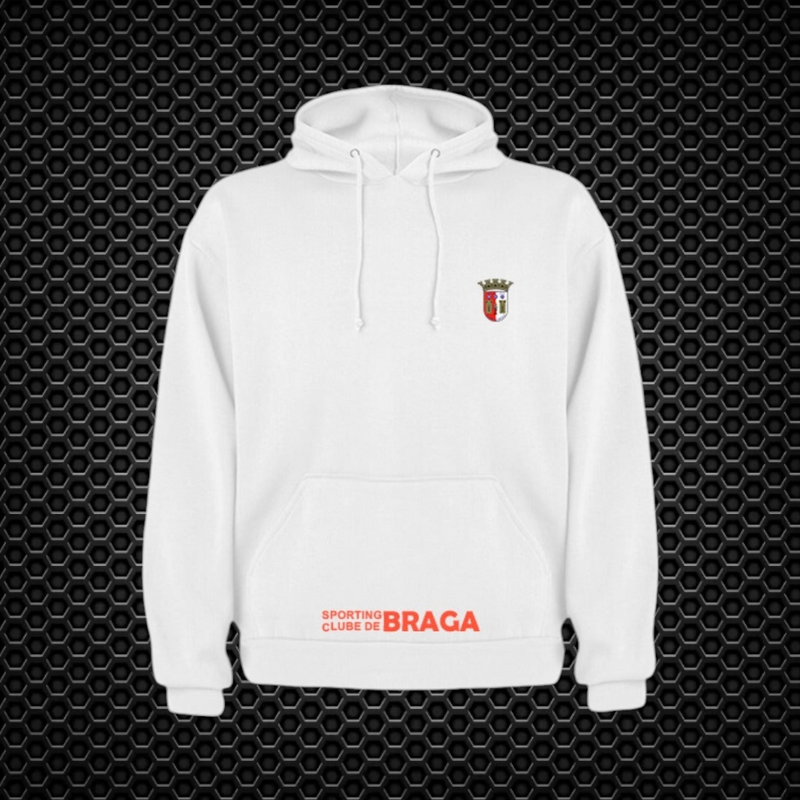 Braga - Sweat-shirt com capuz - Branca