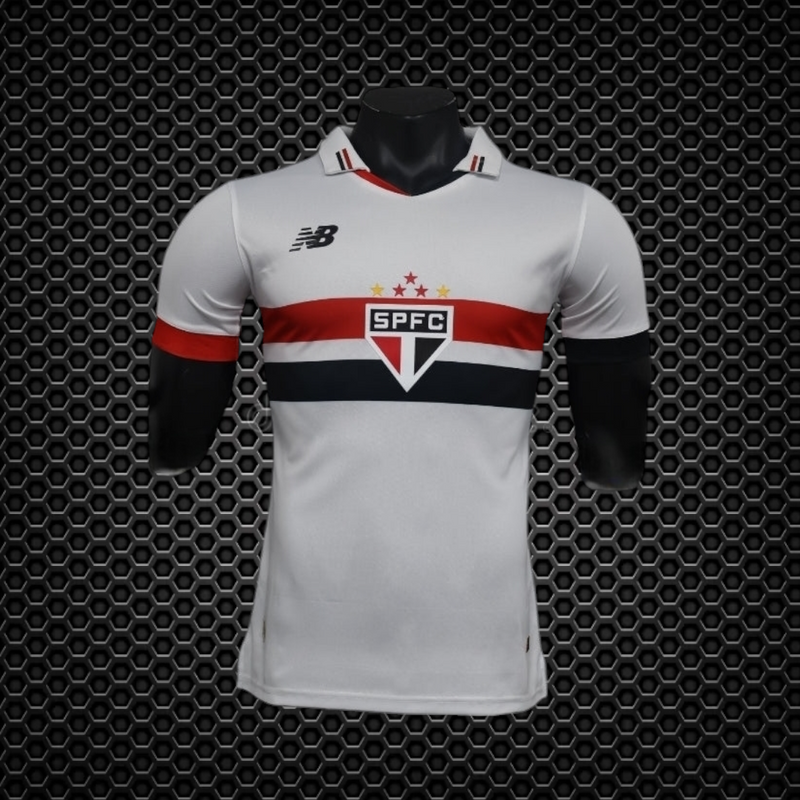 São Paulo - Camisola Principal 24/25 - VERSÃO JOGADOR (LER DESCRIÇÃO)