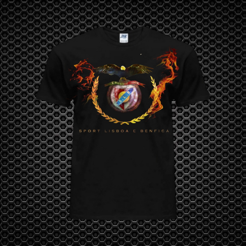 Benfica - T-shirt Preta