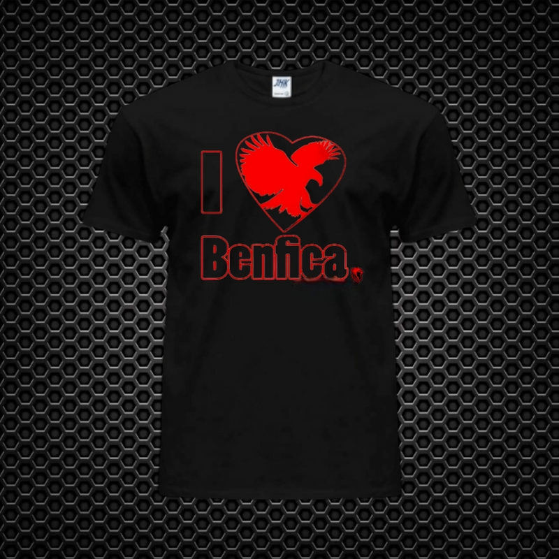 Benfica - T-shirt Preta