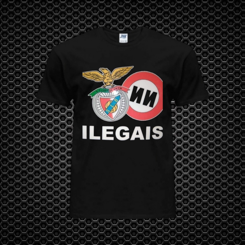 Benfica - T-shirt Preta