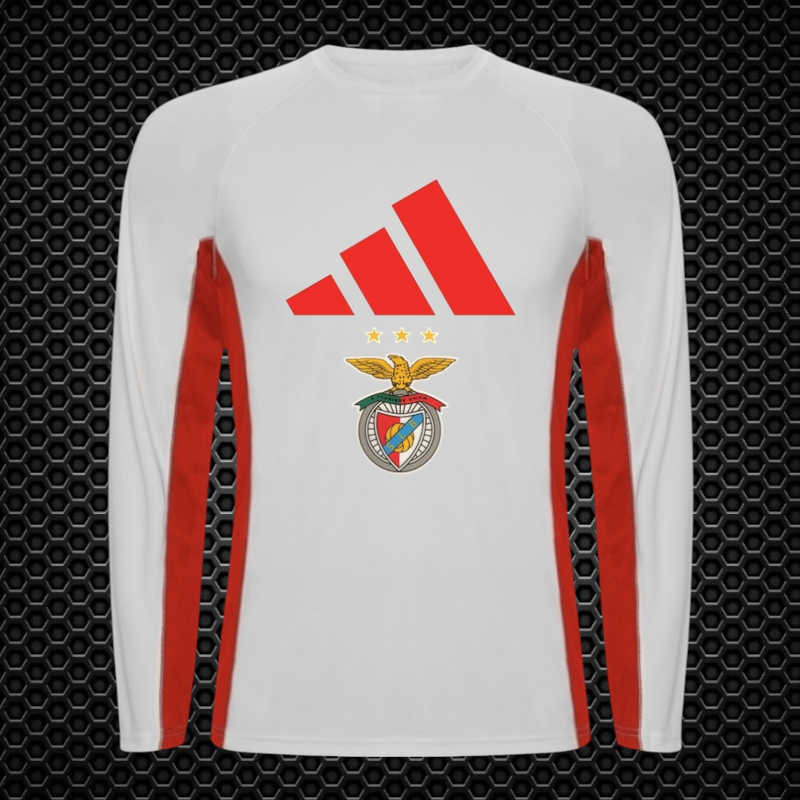 Benfica - Camisola técnica de manga comprida raglan