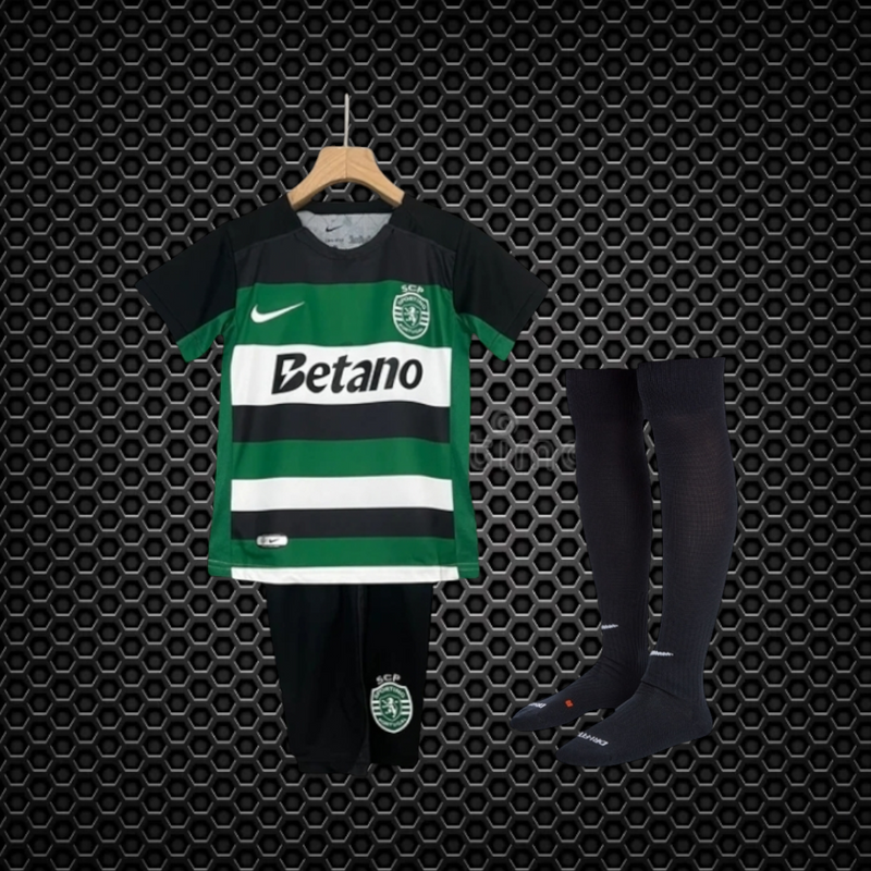 Sporting - Kit Principal Criança e Adulto 24/25