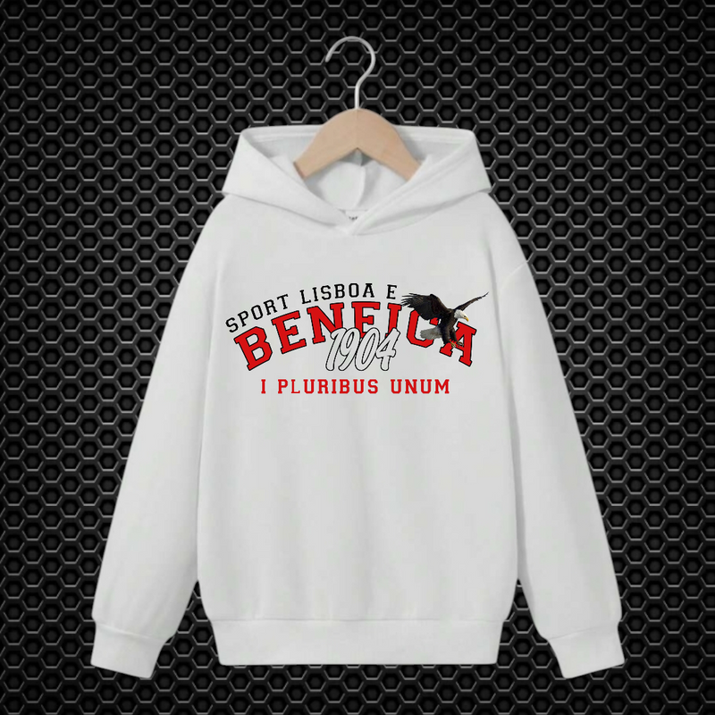 Benfica - Sweat-shirt com capuz - Branca