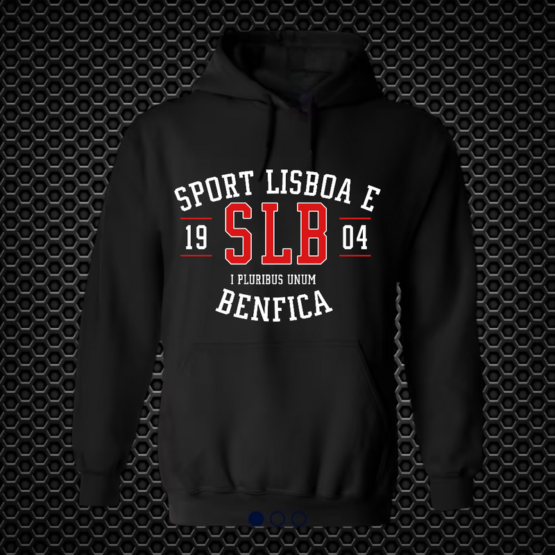 Benfica - Sweat-shirt com capuz - Preta