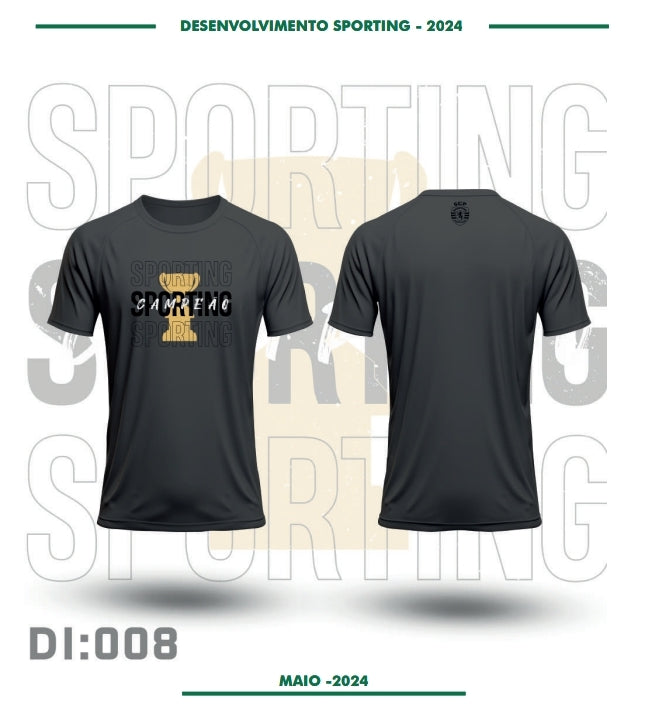 Sporting - T-shirt Preta