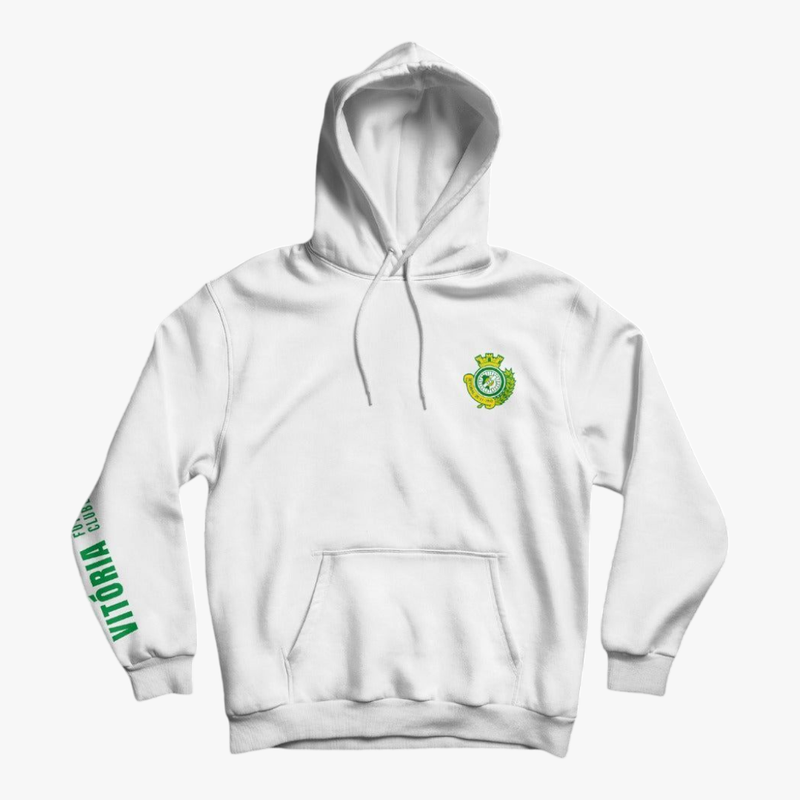 Vitória - Sweat-shirt com capuz - Branca