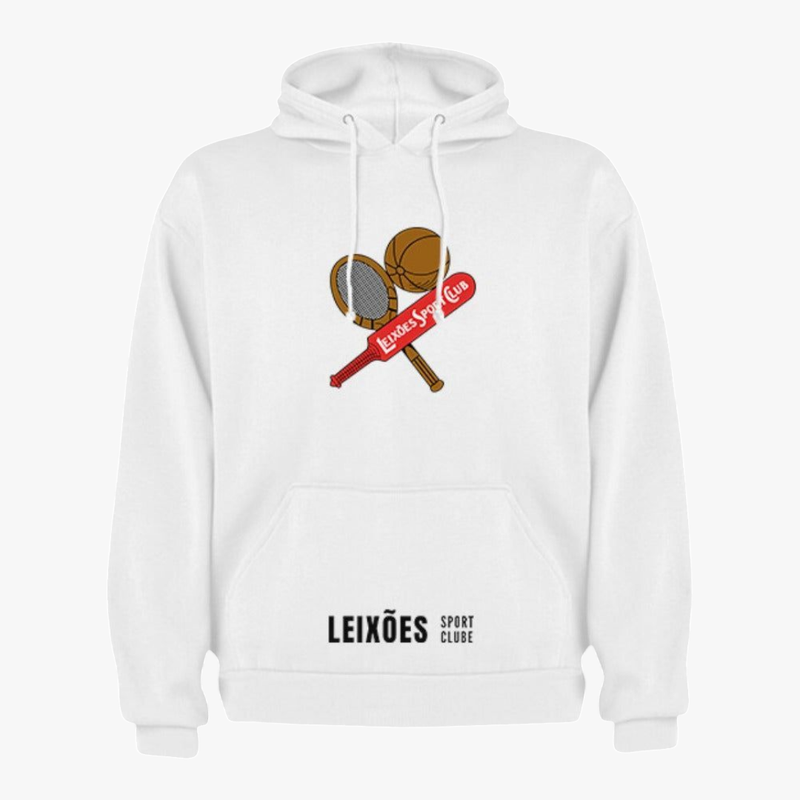 Leixões - Sweat-shirt com capuz - Branca