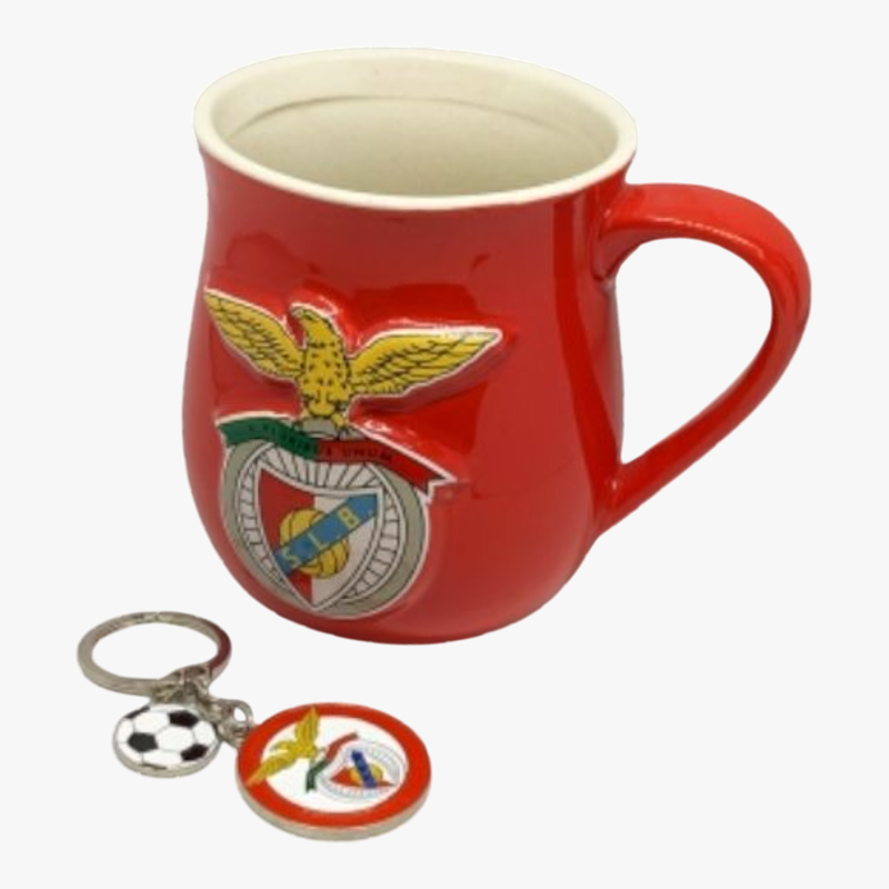 Benfica - Caneca + porta chaves