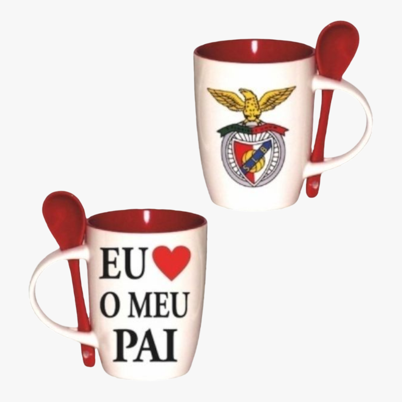 Benfica - Caneca com colher Pai