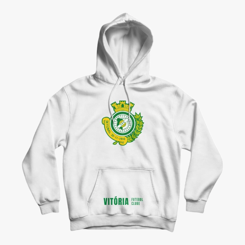 Vitória - Sweat-shirt com capuz - Branca