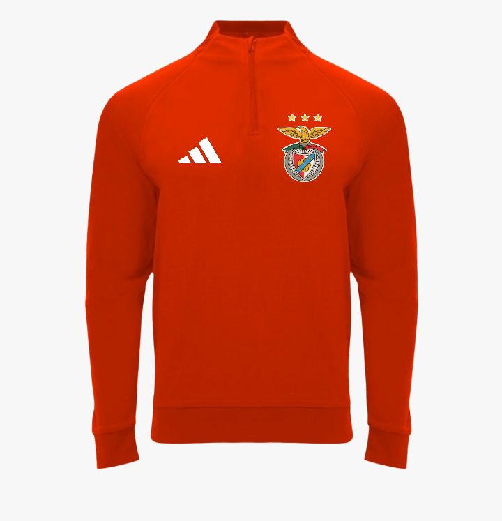 Benfica - Camisola de treino , manga raglan e meio fecho - Ref.1115 - 60