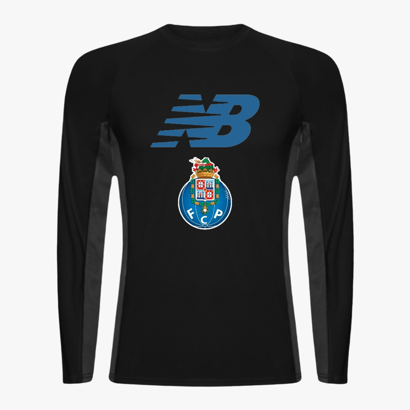 Porto - Camisola técnica de manga comprida raglan