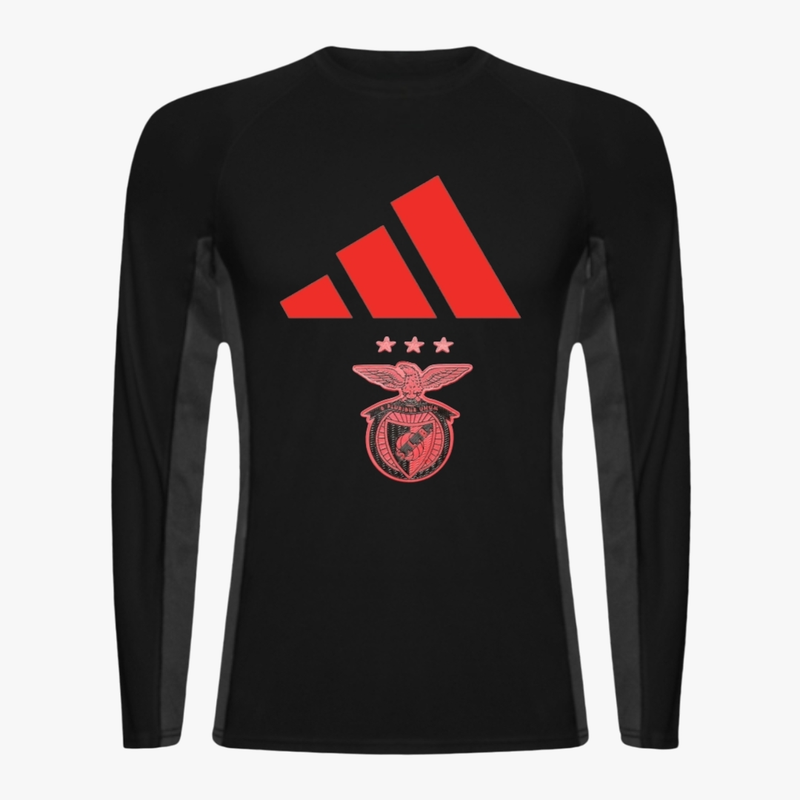 Benfica - Camisola técnica de manga comprida raglan Ref. 6670 -0246