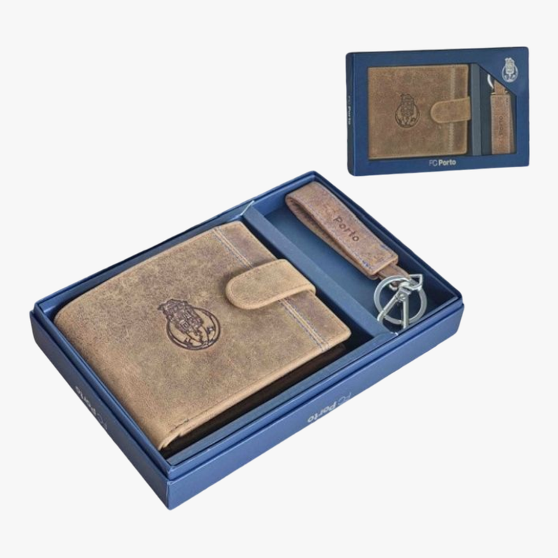 Porto - Conjunto carteira documentos + porta chaves