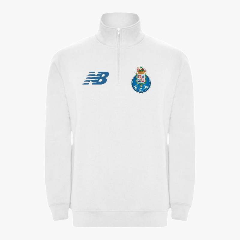 Porto - Sweat-shirt com meio fecho e gola alta Ref. 1109 - 01