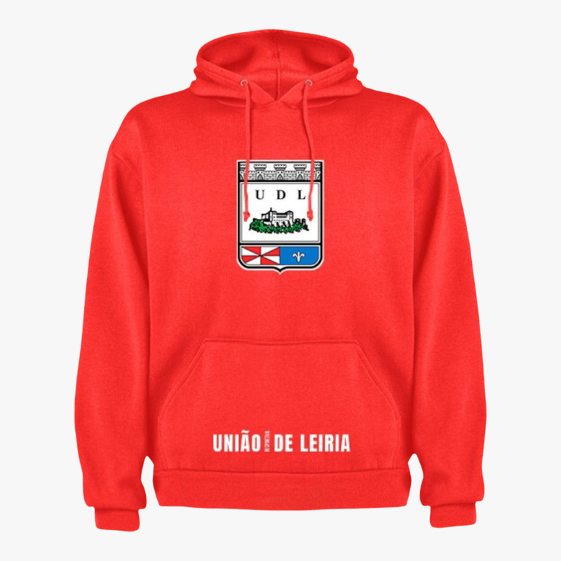 União de Leiria - Sweat-shirt com capuz - Vermelha