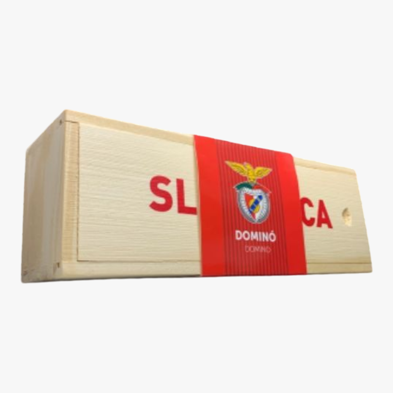 Benfica - Dominó caixa de madeira