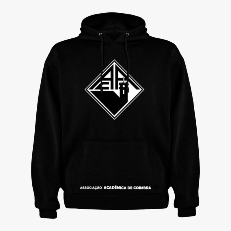 Académica de Coimbra - Sweat-shirt com capuz - Preta