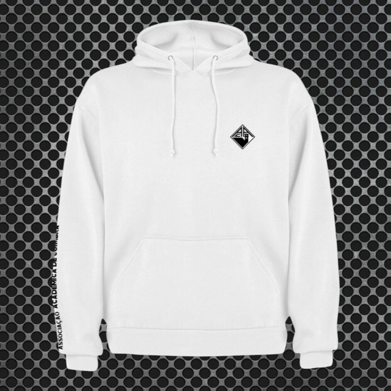 Académica de Coimbra - Sweat-shirt com capuz - Branca