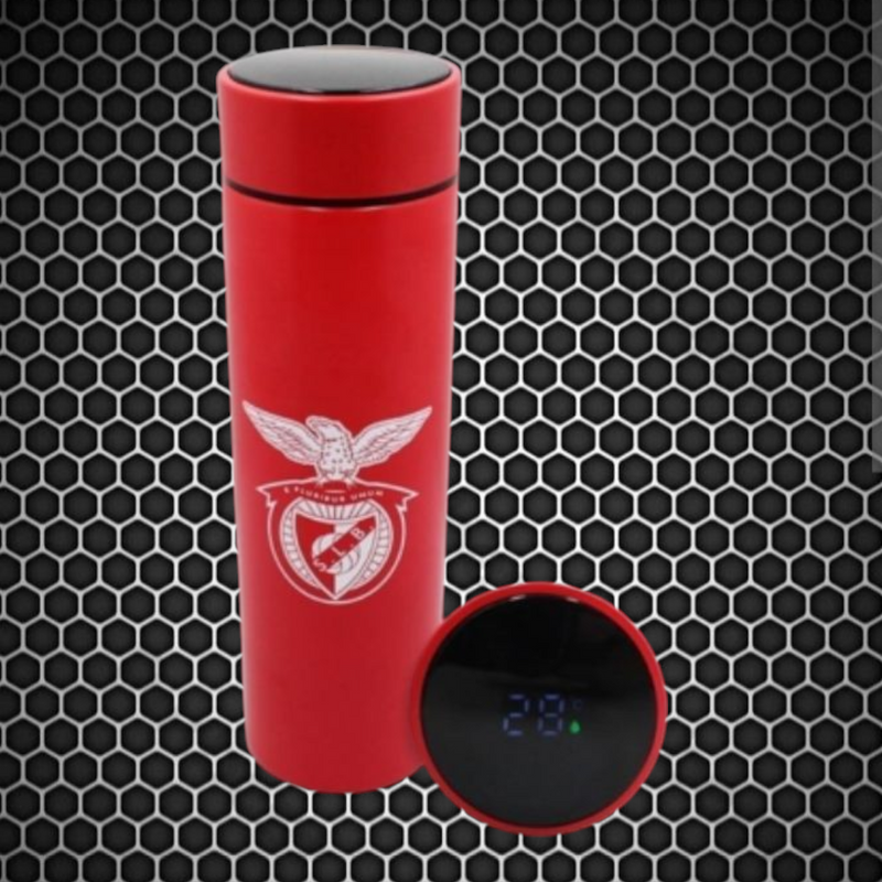 Benfica - Garrafa térmica com temperatura