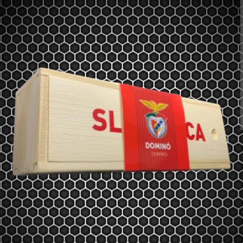 Benfica - Dominó caixa de madeira
