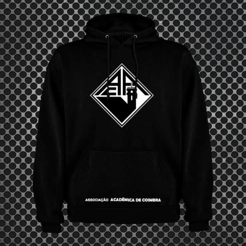 Académica de Coimbra - Sweat-shirt com capuz - Preta